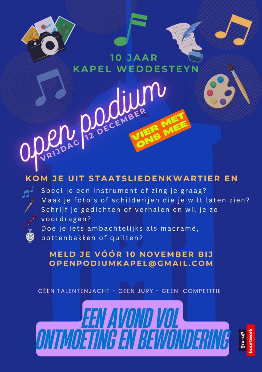 Open Podium Kapel Weddesteyn